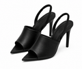 Buhle Black Slingback Mule