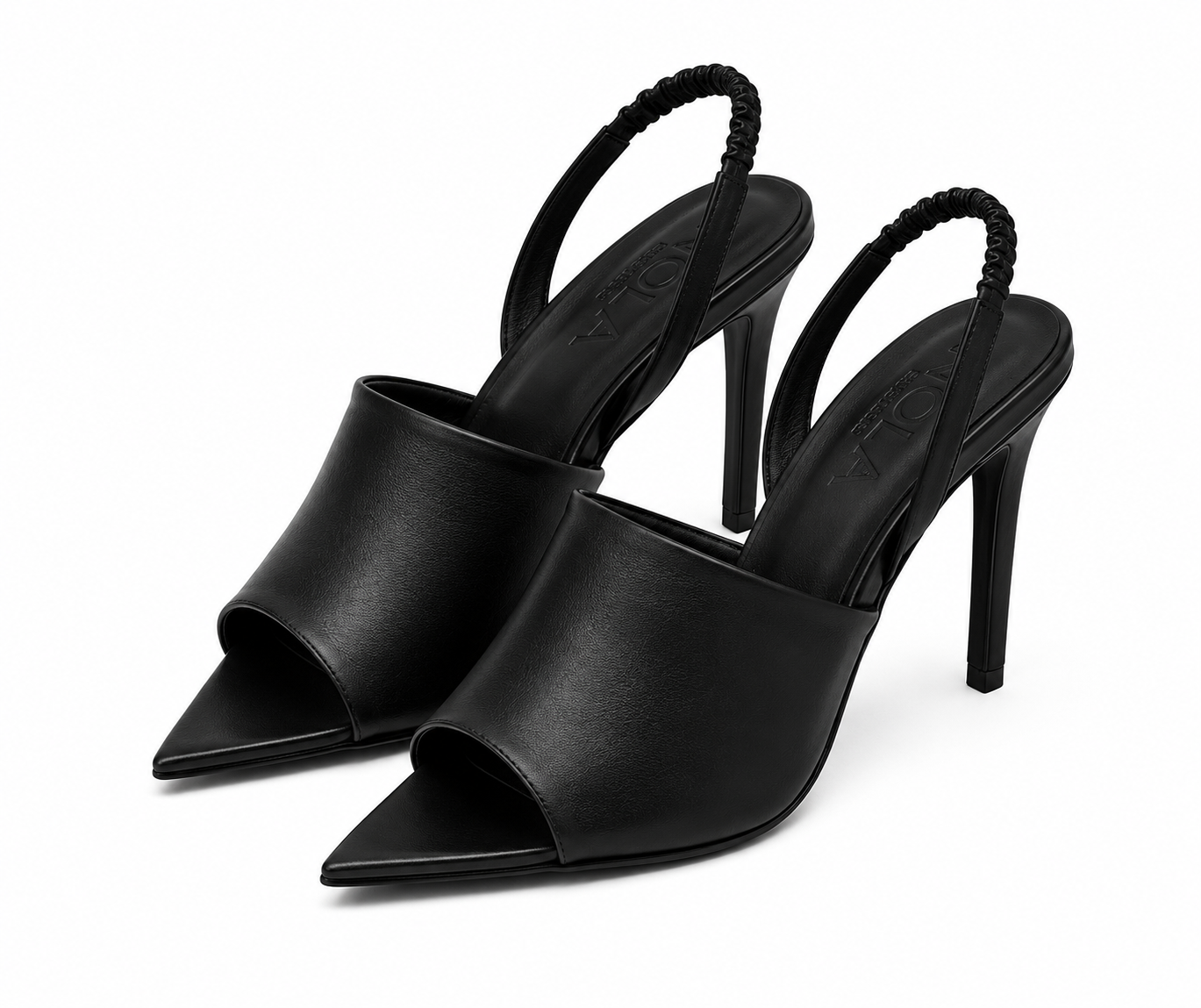 Buhle Black Slingback Mule