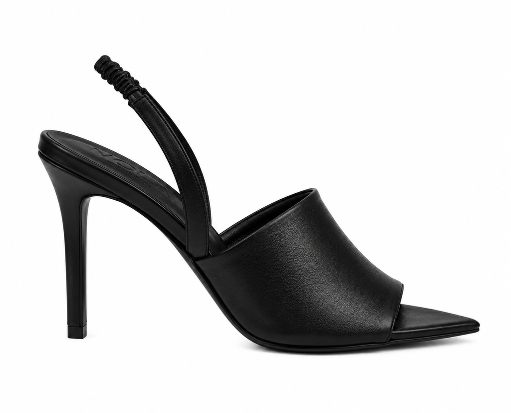 Buhle Black Slingback Mule
