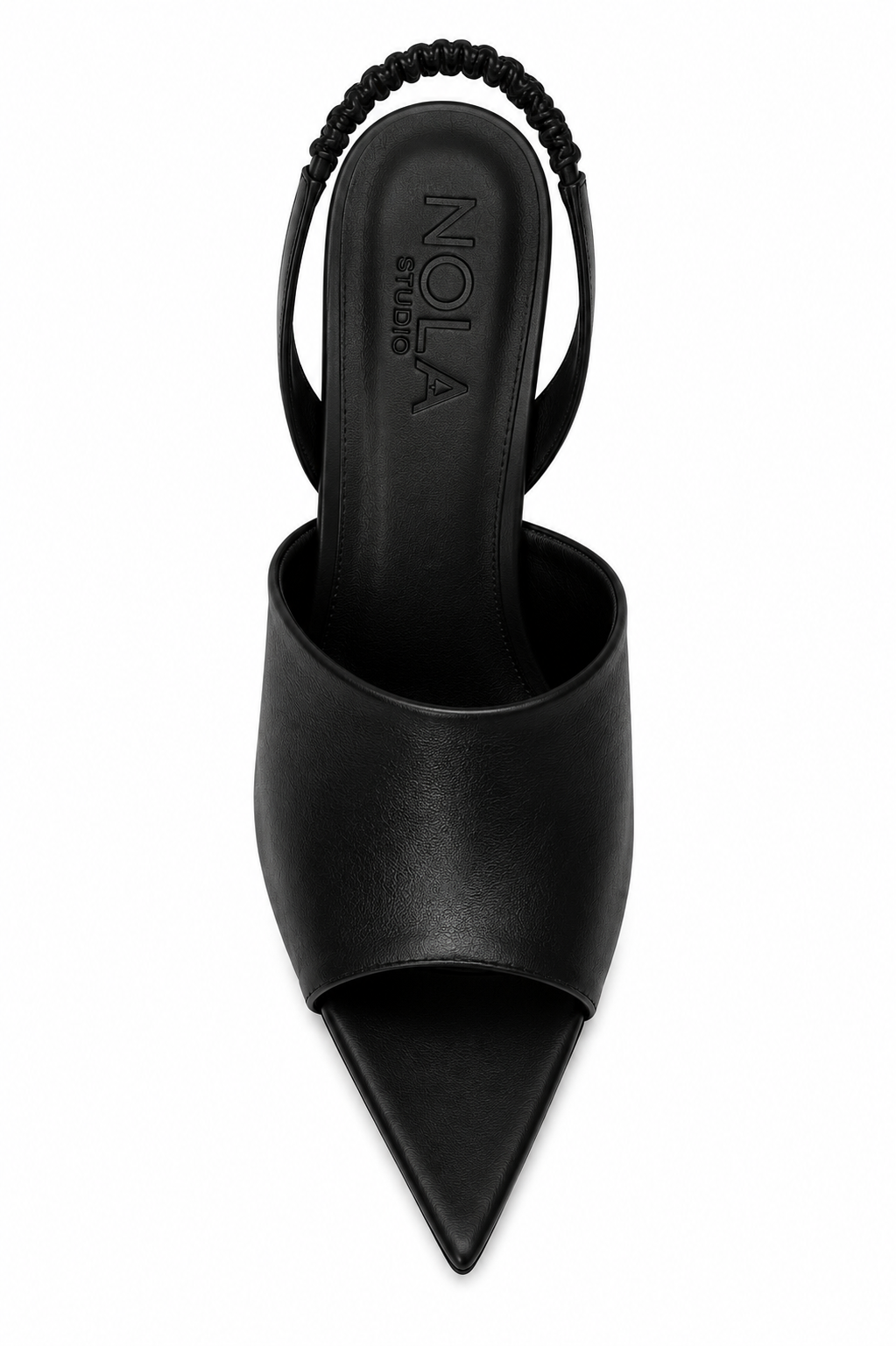 Buhle Black Slingback Mule