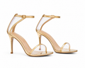 Khanya gold and clear heel