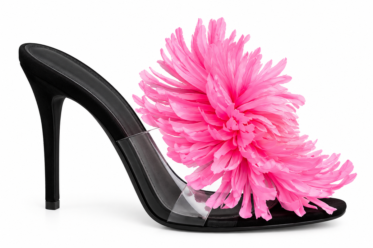 Mbali Floral Stiletto Mule