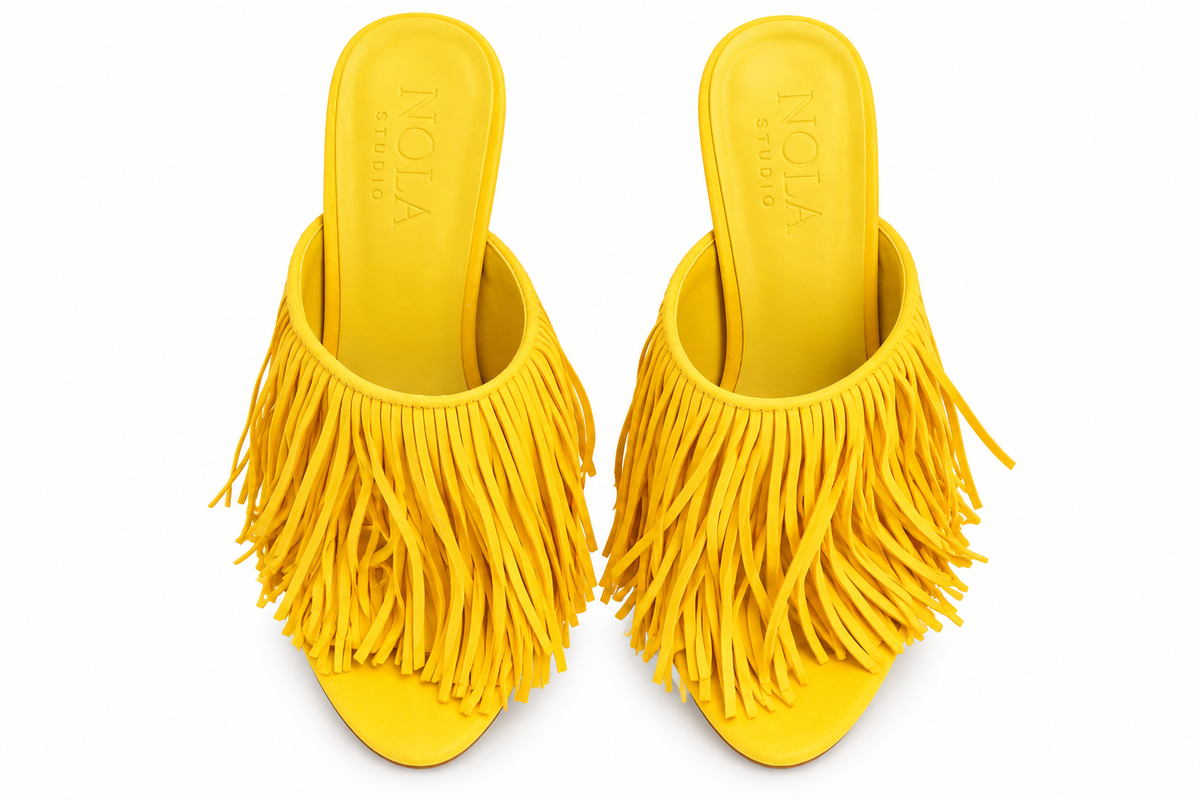 Naledi Tassel Wedge Mule