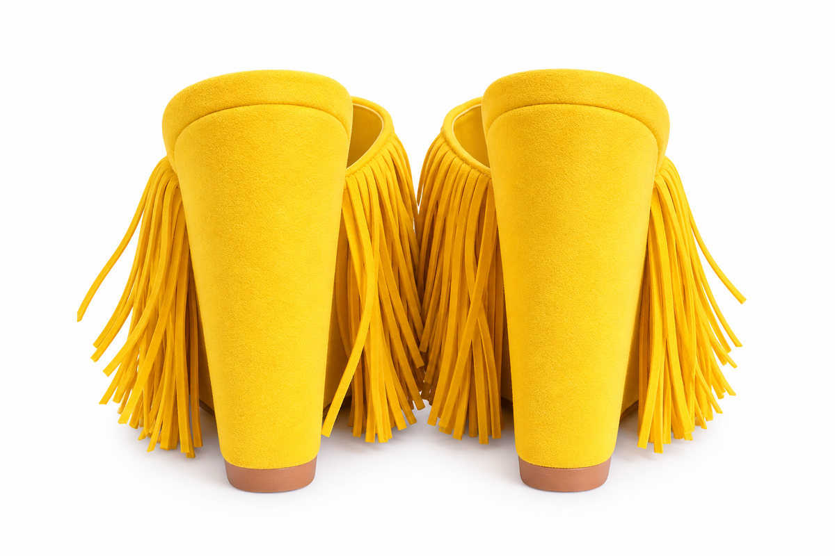 Naledi Tassel Wedge Mule