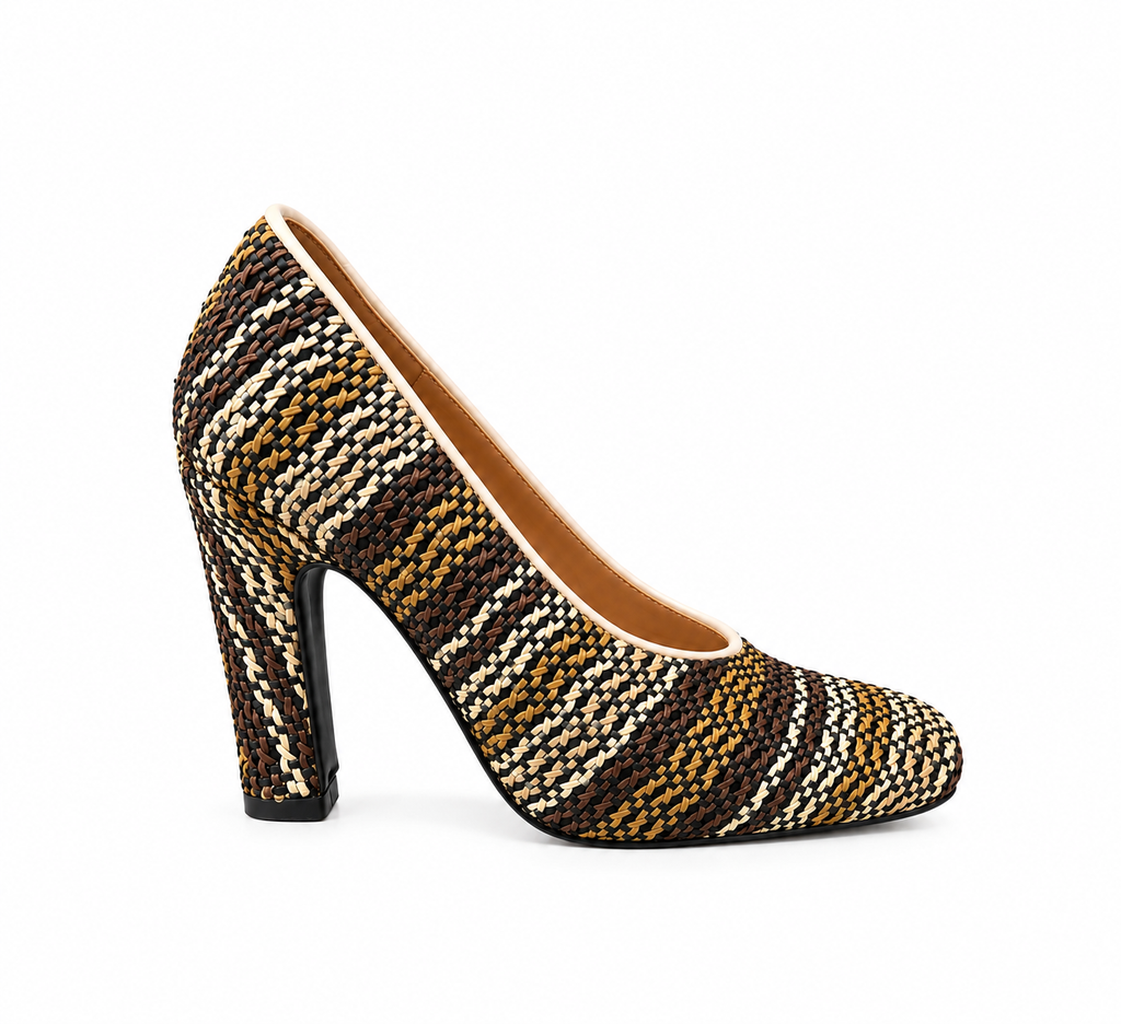 Ayanda Multicoloured Block Heel